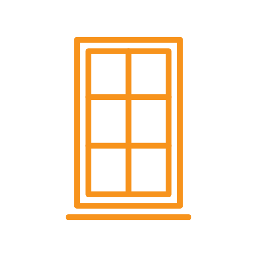 Double Hung Window Icon